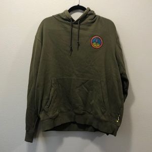 Green pullover hoodie
